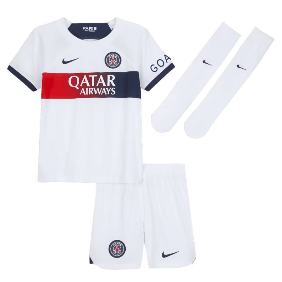 23-24-Kids-PSG-Away-Kit.jpg 23/24 Kids PSG Away Kit - Image 1
