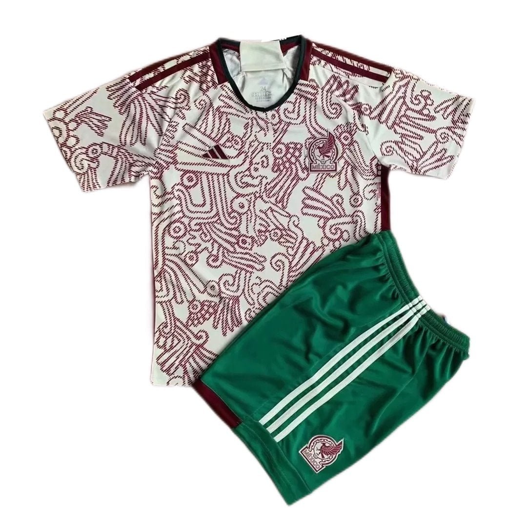 8aff53ee9f737d5cb39988d7317481b5.pngz-00_f-webp.jpg 22/23 Kids Mexico Away Kit - Image 1