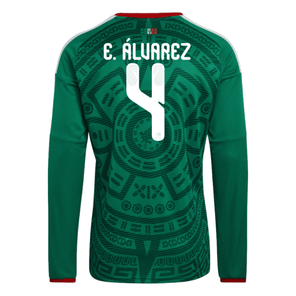 Edson Alvarez 2026 Mexico Long Sleeve Home Jersey
