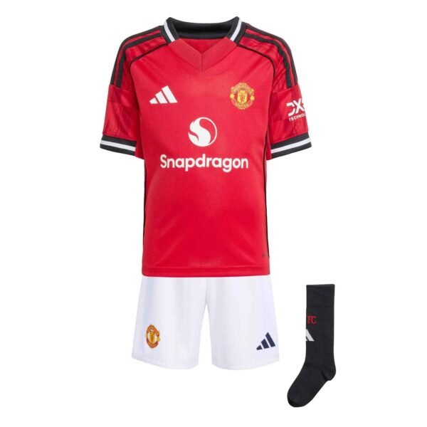 25/26 Kids Man U Home Kit