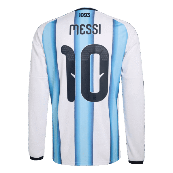 Lionel Messi 2026 Argentina Long Sleeve Home Jersey