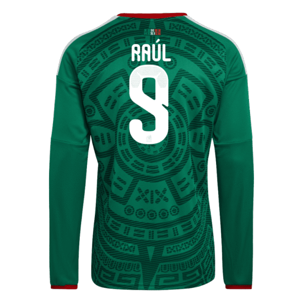 Raul Jimenez 2026 Mexico Long Sleeve Home Jersey