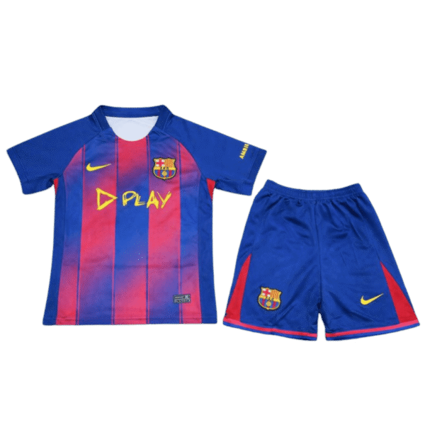 25/26 Kids Barcelona Ed Sheeran Kit