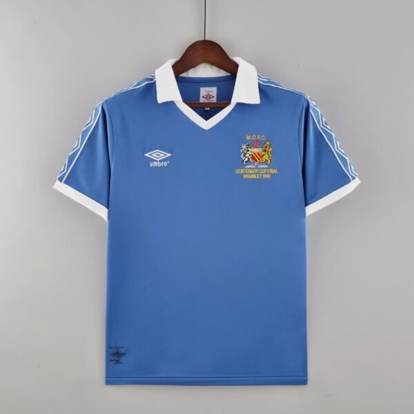 Manchester City's home shirt for the 1981-1982 season