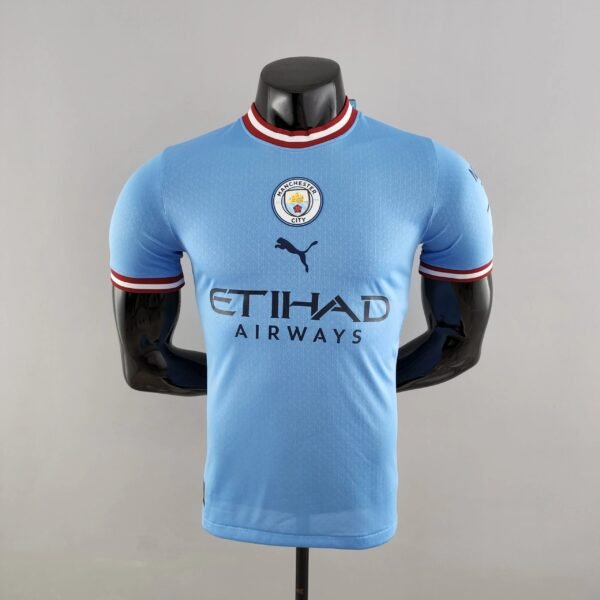 Manchester City home shirt for the 2022-2023 season